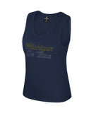 Michigan Ladies Shirt Thropp Ribbed Tank