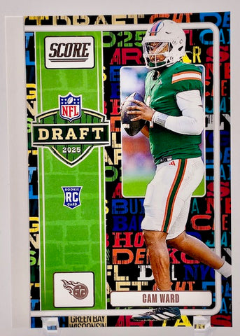 Titans Cam Ward 2025 Panini Score No. 3 Rookie Single Card