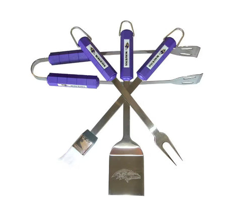 Ravens 4-Piece BBQ Set