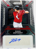 Red Sox Roman Anthony 2024 Panini Prizm Sensational Signatures No. SS-RA Autographed Single Card