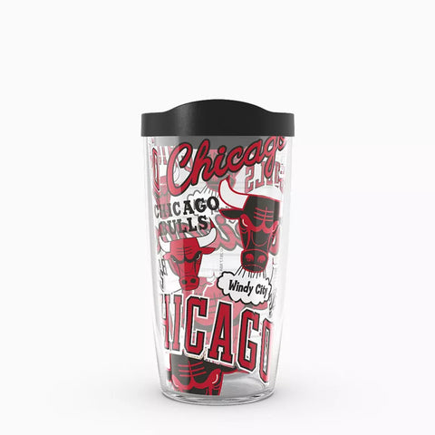 Bulls 16oz All Over Tervis w/ Lid