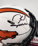 Broncos Mini Helmet - Karl Mecklenburg - Autographed w/ JSA Certificate of Authentication
