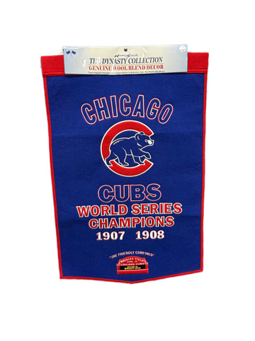 Cubs 24"x38" Wool Banner Dynasty