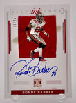 Buccaneers Ronde Barber 2024 Panini Impeccable No.INK-RBA #18/25 Autographed Single Card