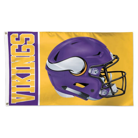 Vikings 3x5 House Flag Deluxe Helmet