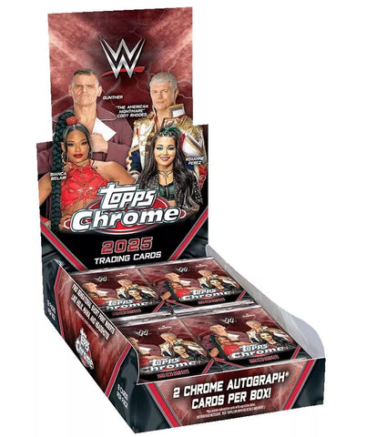 2025 Topps Chrome WWE Wrestling Hobby Box