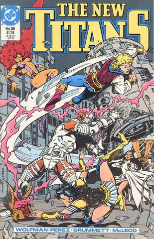The New Teen Titans Issue #58 September 1989 Comic Book