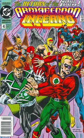 Armageddon: Inferno Issue #4 July 1992 Comic Book