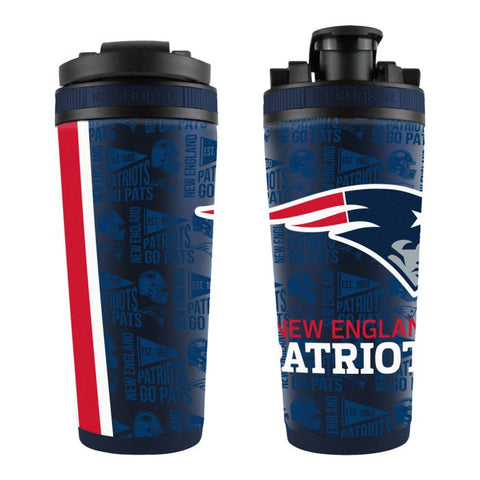 Patriots 26oz 4D Stainless Steel Ice Shaker