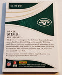 Jets Denzel Mims 2020 FOTL Immaculate #07/14 Rookie Patch & Autographed Single Card