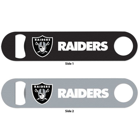 Raiders Long Neck Bottle Opener 2-Sided