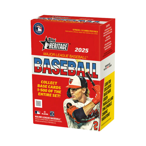 2025 Topps Heritage MLB Blaster Box
