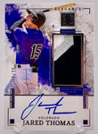 Rockies Jared Thomas 2025 Panini Impeccable No.EJA-JT #06/99 Autographed Relic Single Card