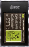 Colts Johnny Unitas 1969 Topps No.25 SGC Graded 6 Single Card