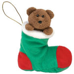 TY Beanie Baby 6.5" - Stockings the Bear in Stocking