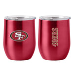 49ers 16oz Ultra Tumbler Curved Gameday Red