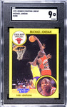 Bulls Michael Jordan 1991 Kenner Starting Lineup "Dunk" SGC Graded 9 Single Card (8768860)