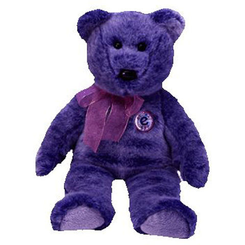 TY Beanie Baby Buddy 14" - Periwinkle the e-Bear 2001