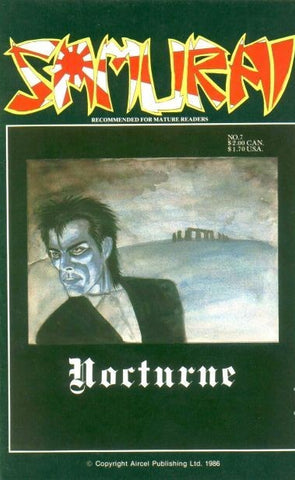 Samurai Issue #7 July 1986 Comic Book