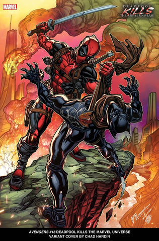 Avengers Issue #16 LGY#782 July 2024 Deadpool Kills Marvel Universe Variant Comic Book