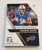 Bills Gabriel Davis 2020 Panini Obsidian 11/25 Rookie 2-Color Patch/Autographed Single Card