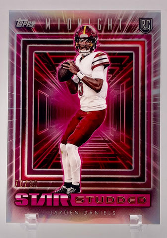 Commanders Jayden Daniels 2024 Topps Midnight No.SS-6 #70/99 Rookie Single Card
