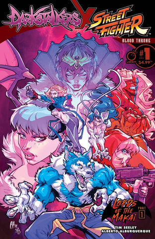 Darkstalkers x Street Fighter: Blood Throne Issue #1 July 2025 Cover A Comic Book