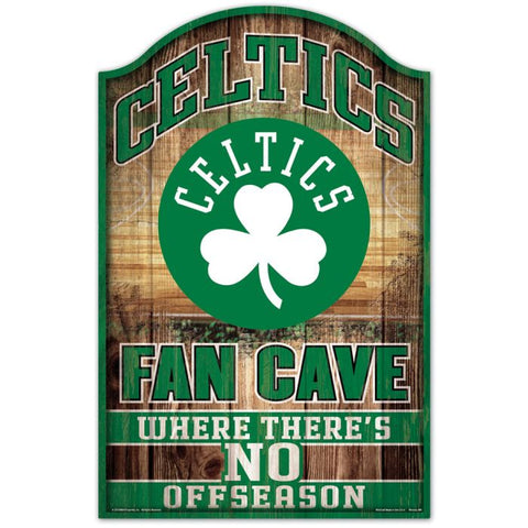 Celtics Wood Sign 11x17 Fan Cave