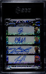 Messi/Alcaraz/Curry/LeClerc/Nadal/Haaland/Durant/Burrow 2023 Leaf Vibrance No.VS8-3 #1/1 SGC Graded 7 Autographed Single Card