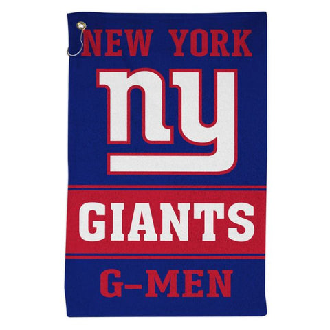 Giants Sports Towel 16x25 Slogan NFL