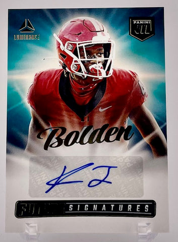 Georgia KJ Bolden 2025 Panini Luminance No. NIL-KBN Autographed NIL Single Card
