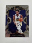 Warriors James Wiseman 2020-21 Panini Select No.62 Concourse Rookie Single Card