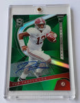 Alabama Tua Tagovailoa 2020 Spectra #4/5 Green Prizm Autographed Rookie Single Card