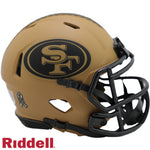 49ers Mini Helmet Speed Salute to Service 2023