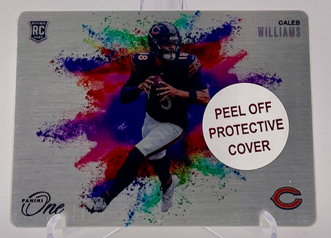 Bears Caleb Williams 2024 Panini One No.CB-CWS Color Blast Metal Case Hit Rookie Single Card