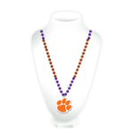 Clemson Team Beads w/ Medallion