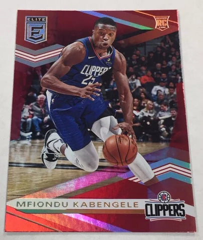 Clippers Mfiondu Kabengele 2019-20 Donruss Elite No.107 Rookie Single Card