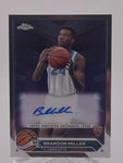 Hornets Brandon Miller 2023-24 Topps Chrome No.CG-BM Autographed Rookie Single Card