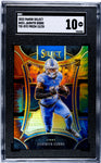 Lions Jahmyr Gibbs 2023 Panini Select No.431 #13/25 Tie-Dye Suite Level SGC Graded 10 Rookie Single Card