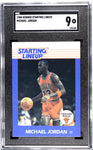 Bulls Michael Jordan 1988 Kenner Starting Lineup SGC Graded 9 Single Card 3781208