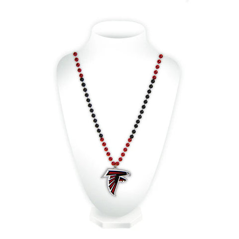 Falcons Team Beads w/ Medallion