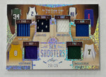 Pierce Kidd Nowitzki Billups Bryant Lewis 2022 Leaf In The Game Used No.SS-08 23/25 Six Relic Single Card