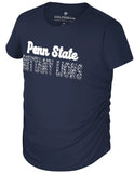 Penn St Kids Girls Shirt Bree Ruched