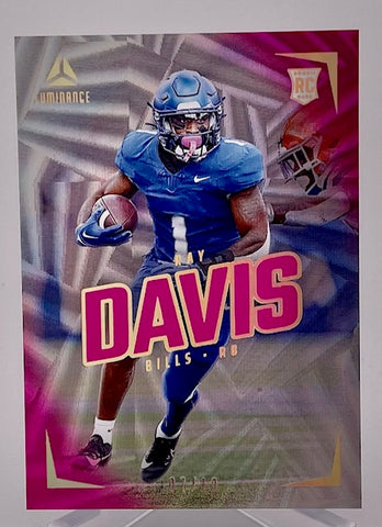 Bills/Kentucky Ray Davis 2024 Panini Luminance No.169 #07/10 Rookie Single Card