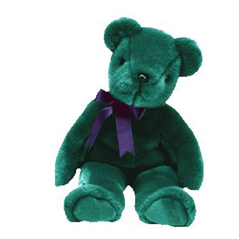 TY Beanie Baby Buddy 14.5" - Teal Old Face Teddy 2000