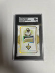 Saints Michael Thomas 2020 National Treasures No.FT-MT #04/10 Relic SGC Graded 9 Single Card