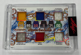 O'Neal Ewing Olajuwon Robinson Ming Parish 2021 Leaf Ultimate Sports No.UM6-03 #22/30 Relic Single Card
