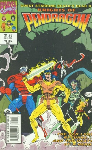Knights of Pendragon Issue #15 September 1993 Comic Book