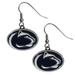 Penn St Earrings Dangle Chrome