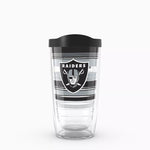 Raiders 16oz Hype Stripes Tervis w/ Lid